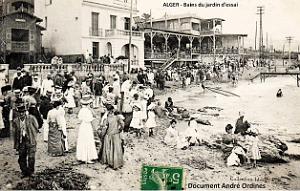 413-Alger - Bains du jardin d'essai